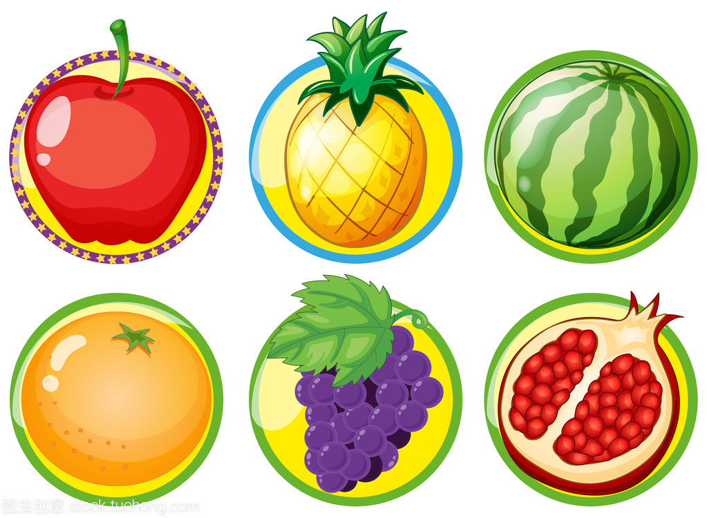 标志设计与新鲜水果