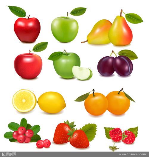 关键词:香蕉红苹果草莓果肉瓜果蔬菜新鲜的水果果汁产品海报矢量素材